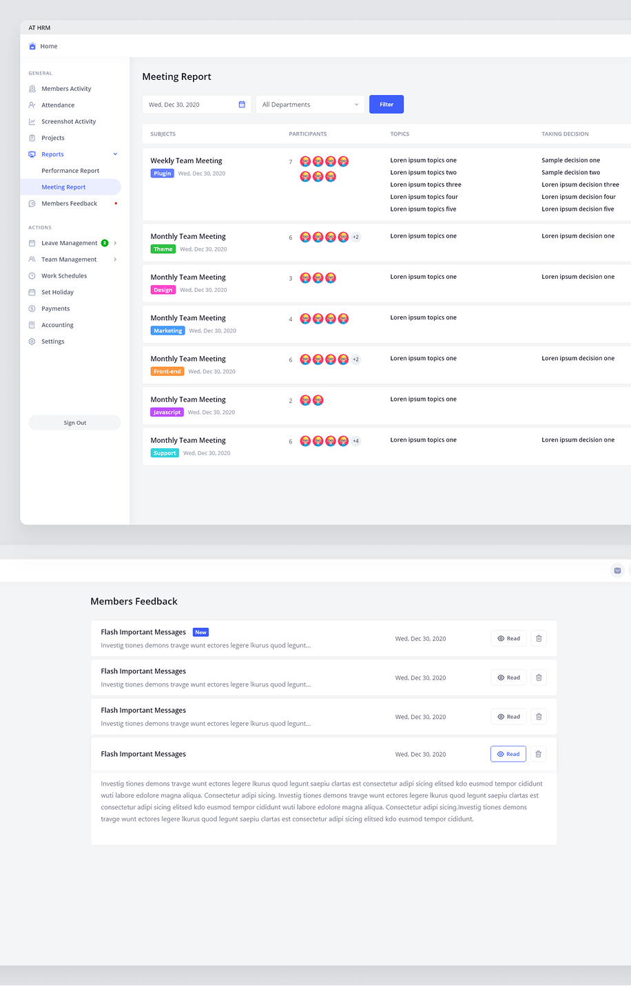 HRM Admin Control Center screenshot 3